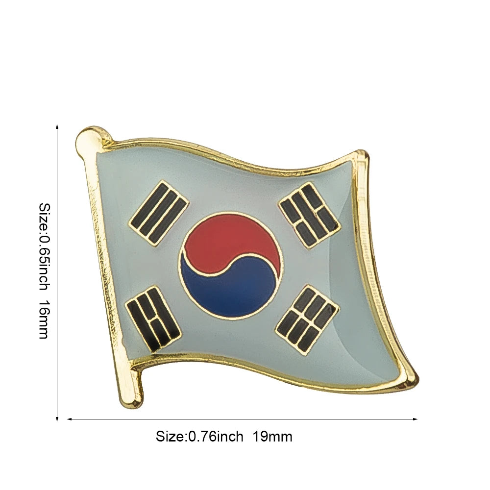 Countries Flag Lapel Pin