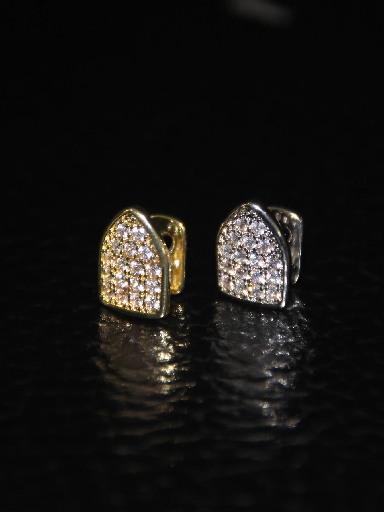 1pc Full Cubic Zircon Grillz Teeth Cap