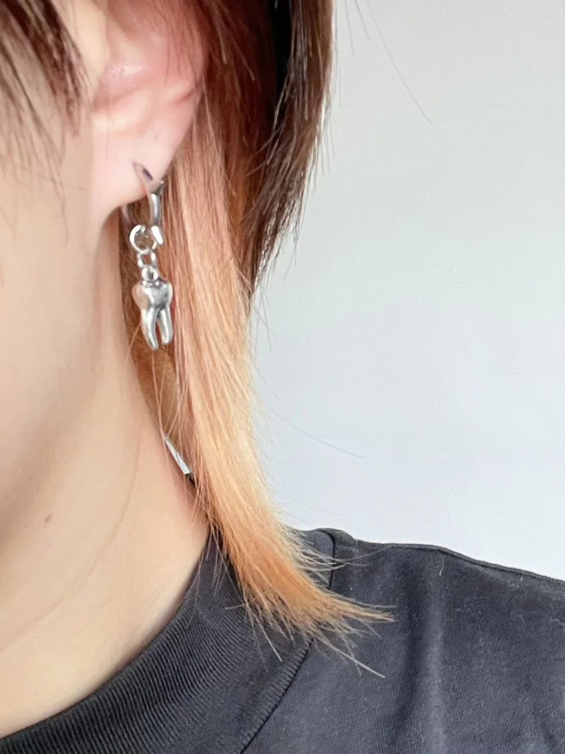 Tooth Spike Hoop Earrings