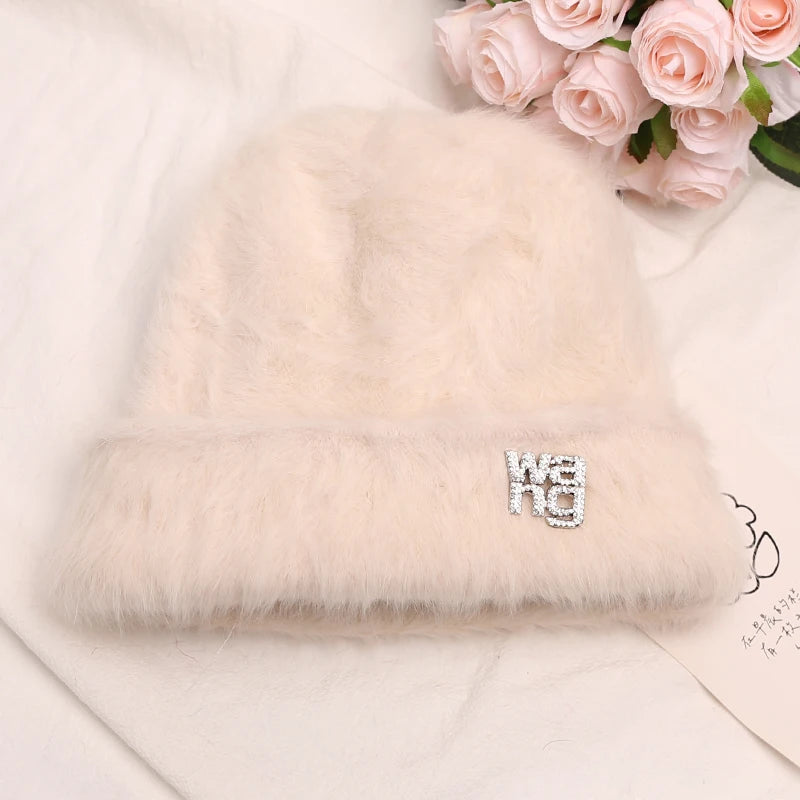 Rabbit Fur Beanies