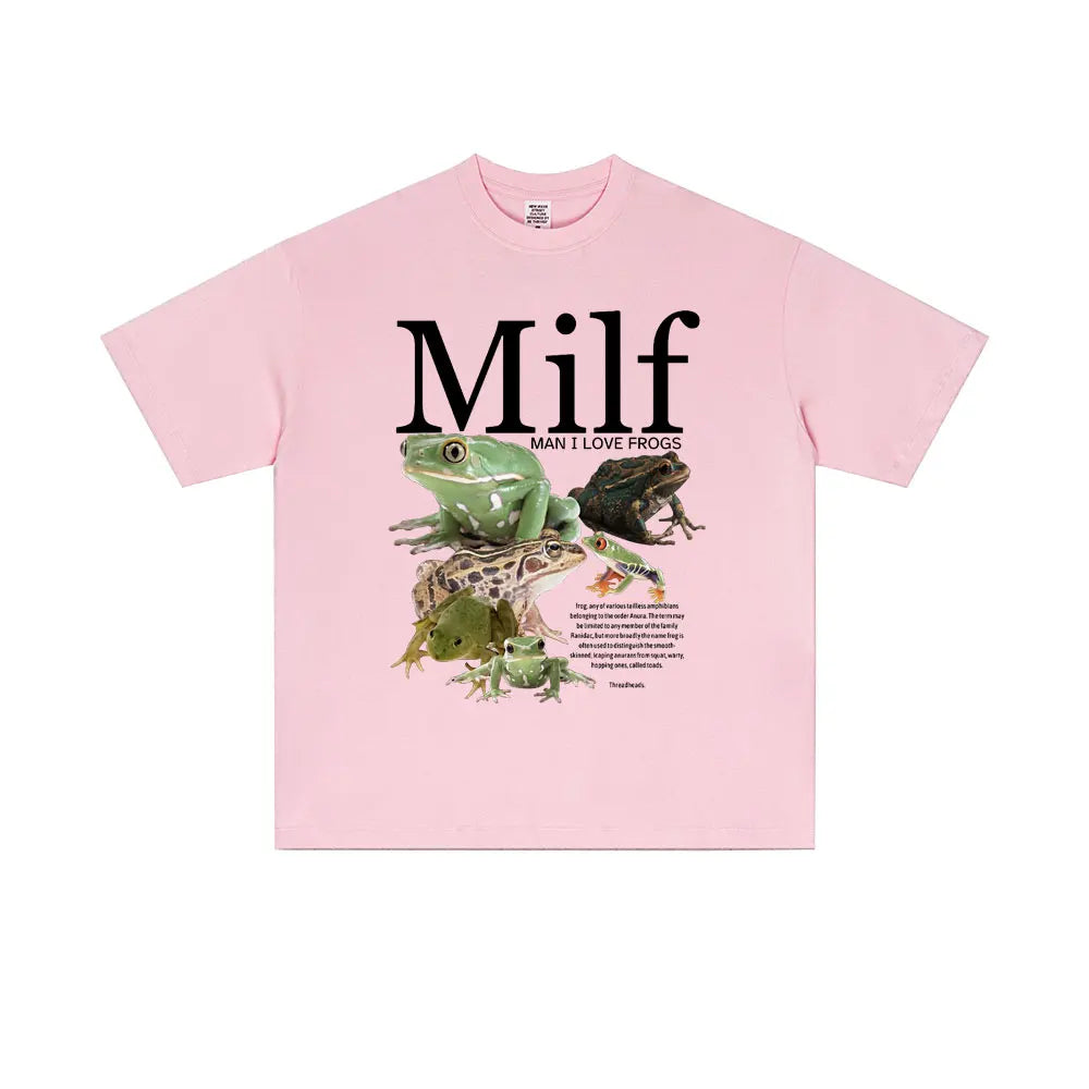 MILF Man I Love Frogs Funny Frogs Tee