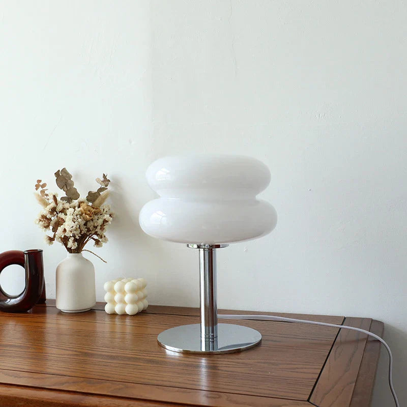 Trichromatic Dimming Glass Table Lamp