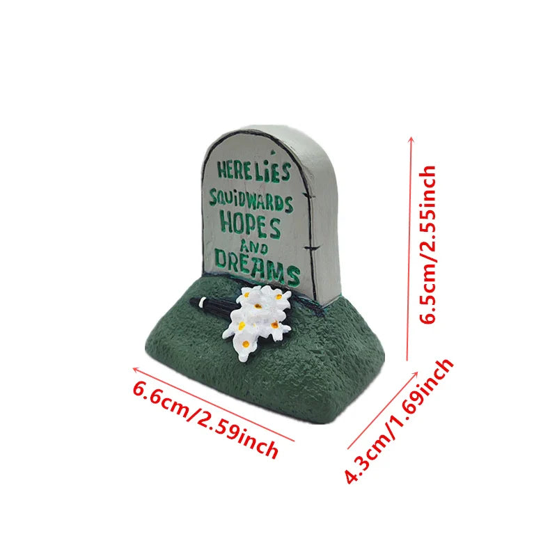 Gravestone from Squidward - "Here Lies Squidward's Hopes and Dreams" Paperweight
