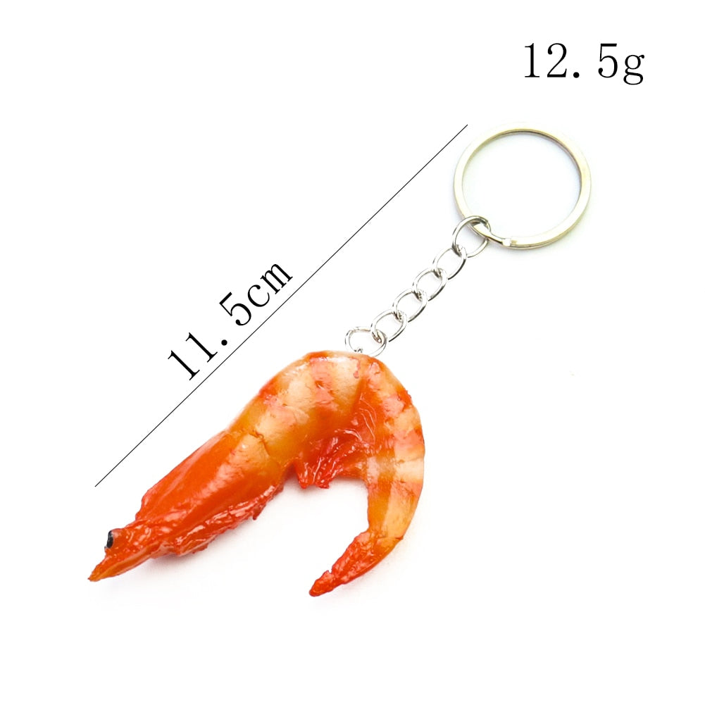 Shrimp Keychain & Pendant