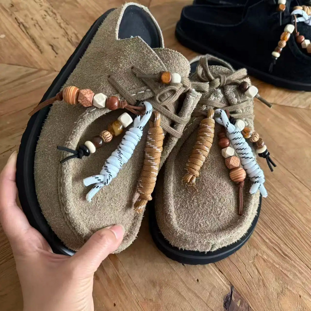 Wallabee Cow Suede Clogs