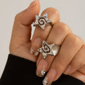 Star Open Ring Set
