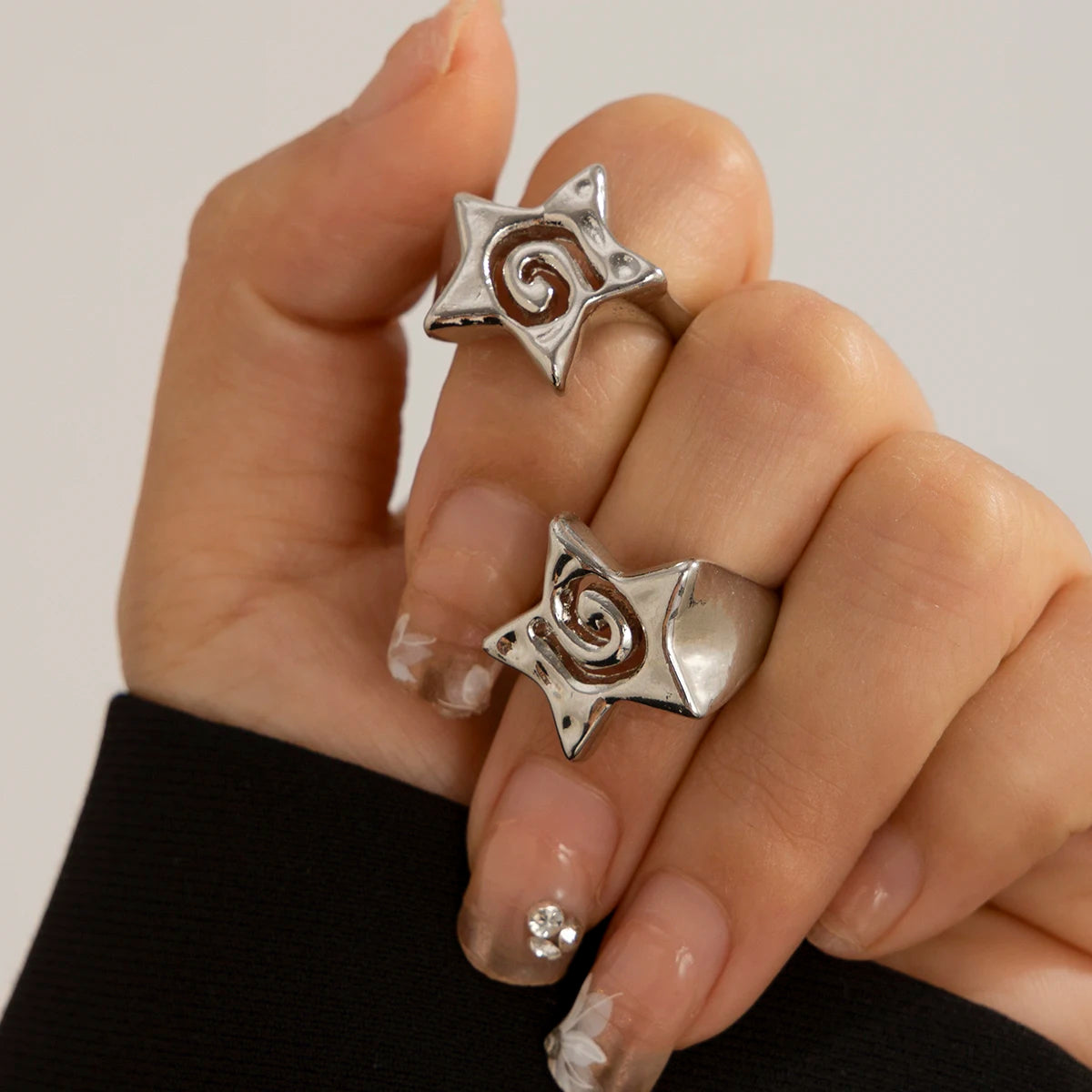 Star Open Ring Set