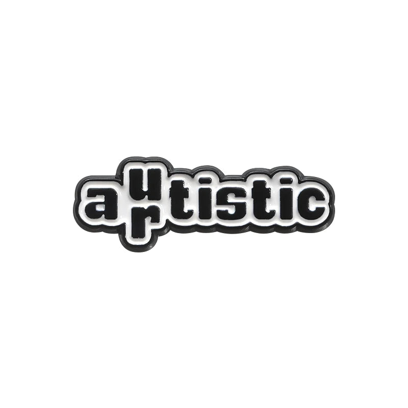 Autistic Artistic Enamel Pin