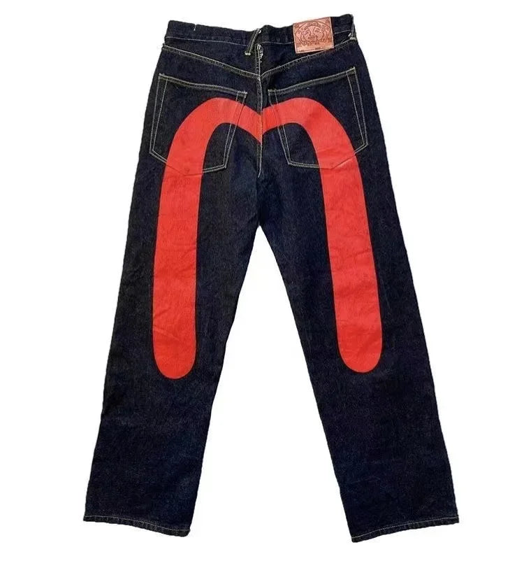 Dice Embroidered Evisu Jeans