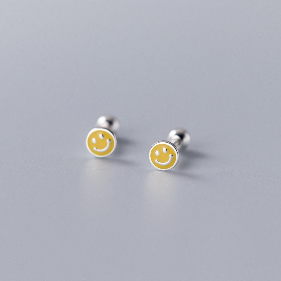 Smiley Face Earring