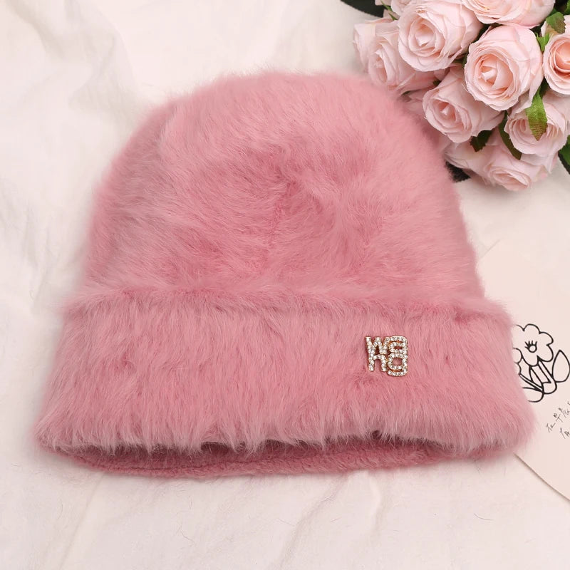 Rabbit Fur Beanies