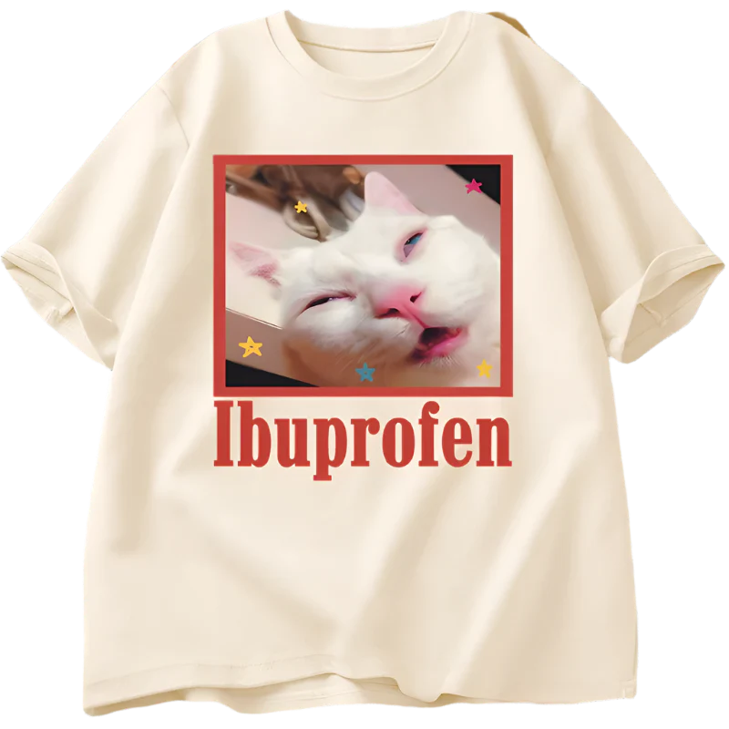 Ibuprofen Cat Tee