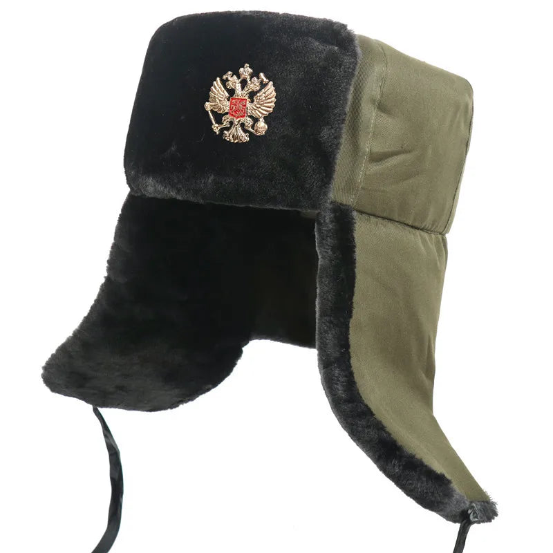 Soviet Badge Russian Ushanka Hat
