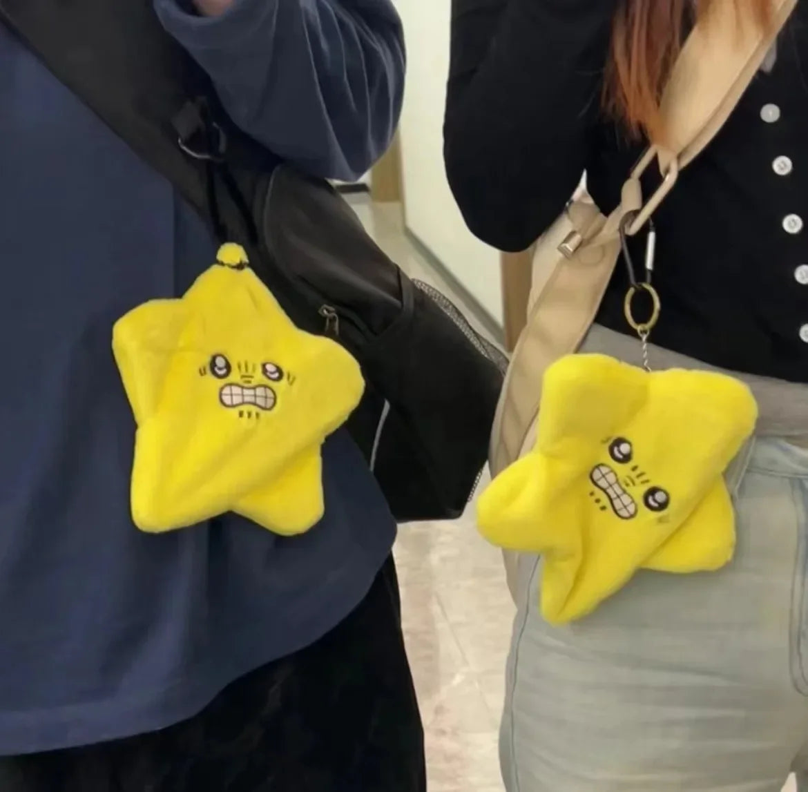 Fighting Star Plush Toy Keychain