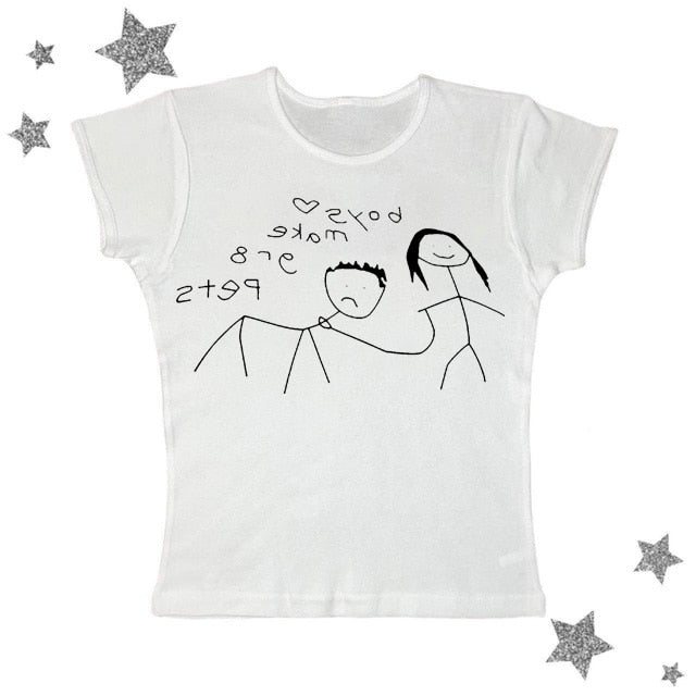 Boys Make Great Pets Crop Top