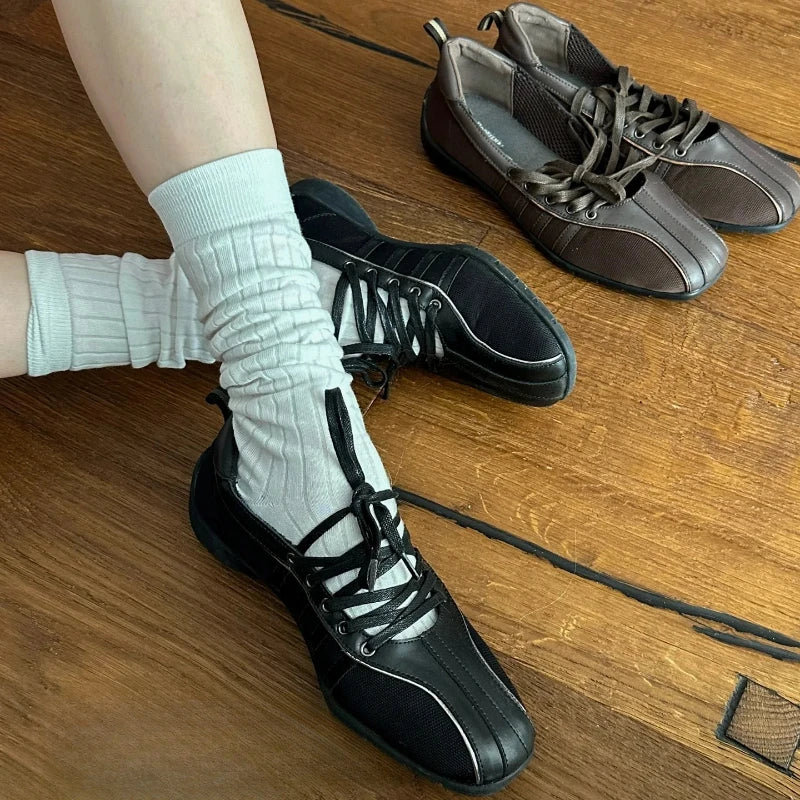 Leather City Ballet Flats