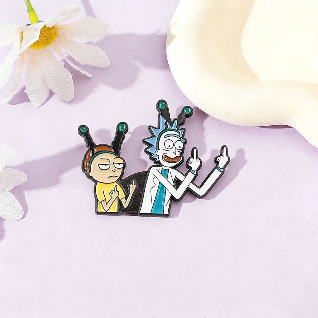 Rick and Morty Enamel Pin