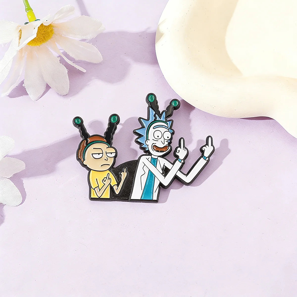 Rick and Morty Enamel Pin