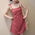 Gingham Plaid Slip Dress