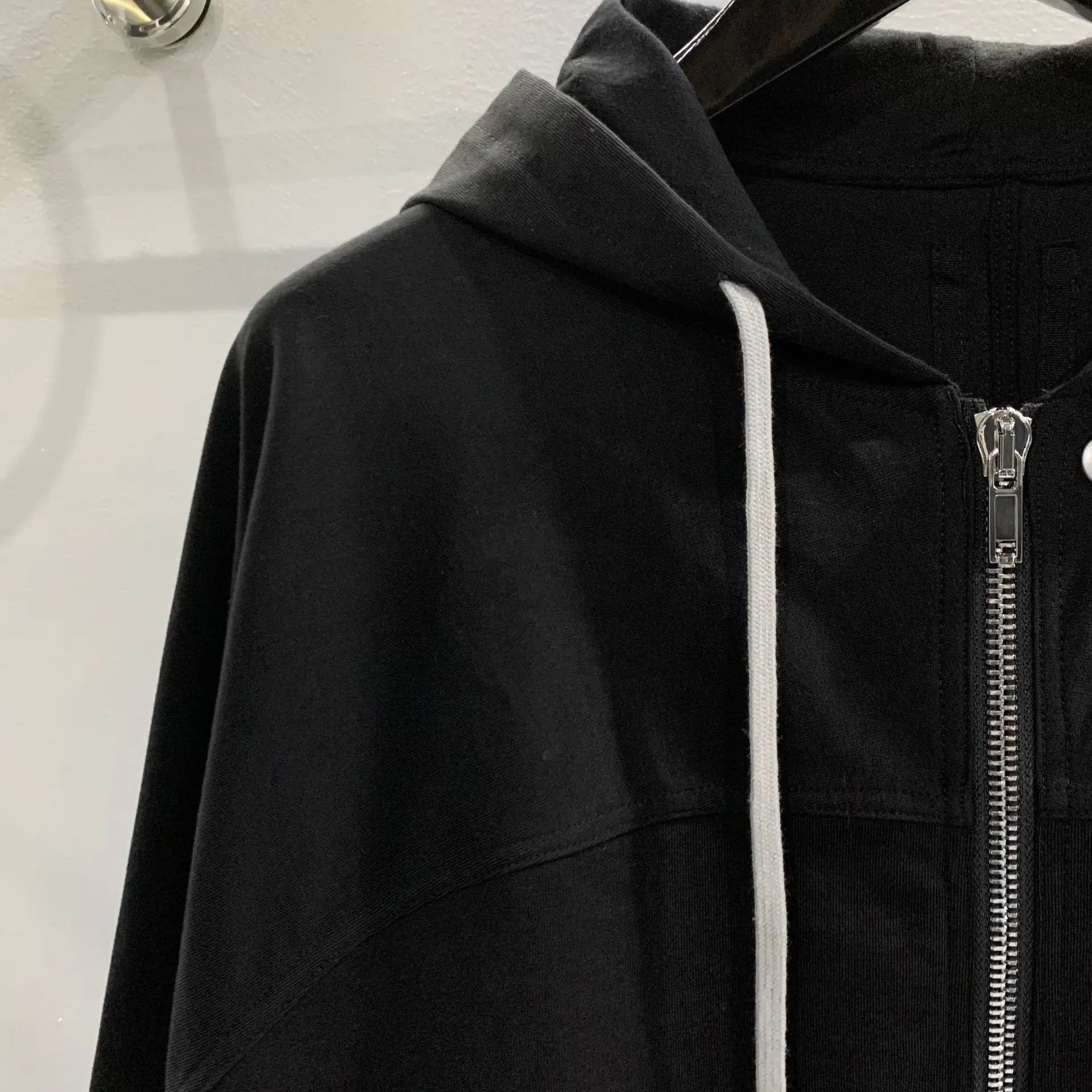 Long Drawstring Hoodie