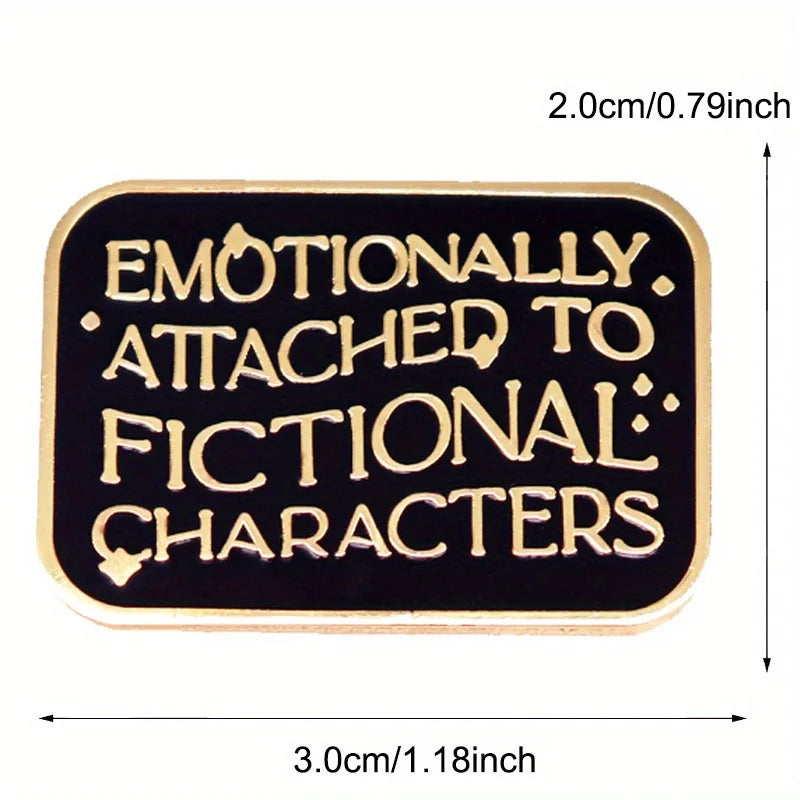 "Emotional Attachment To Fictional Characters" Pins