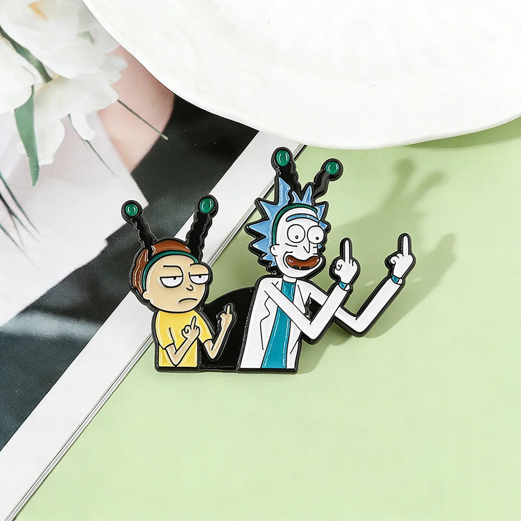Rick and Morty Enamel Pin