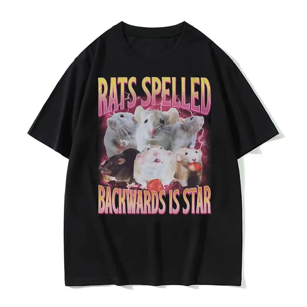 Rats Spelled Backwards Is Star Tee