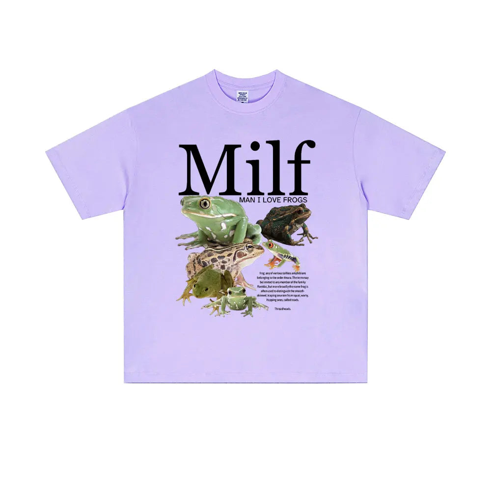 MILF Man I Love Frogs Funny Frogs Tee