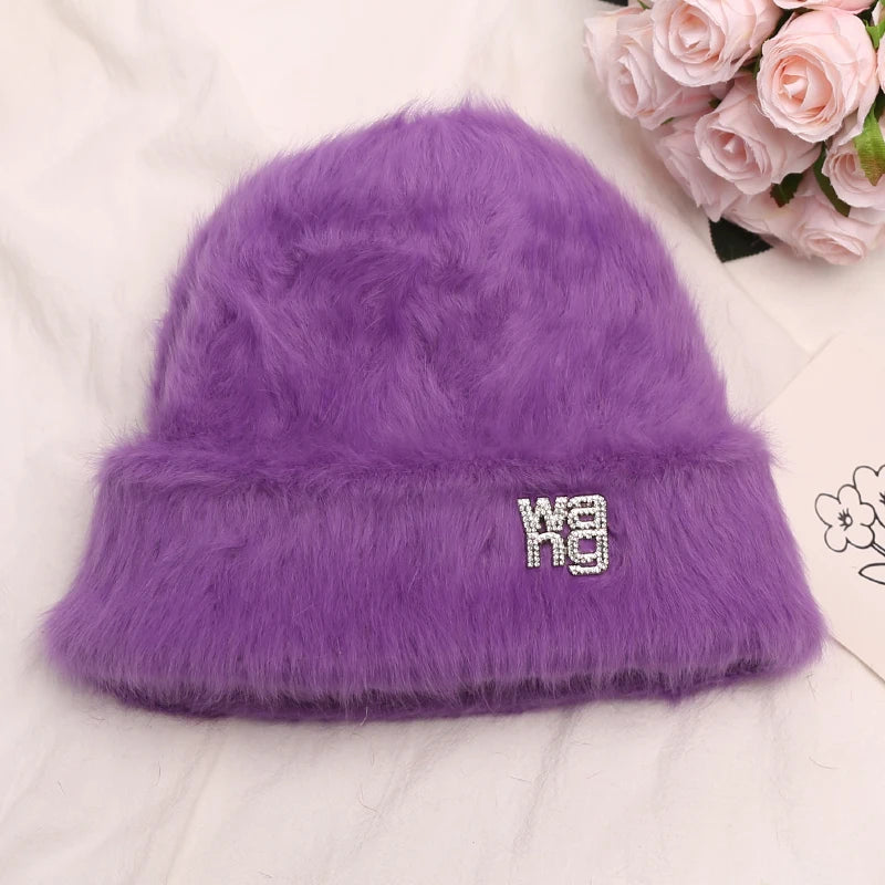 Rabbit Fur Beanies