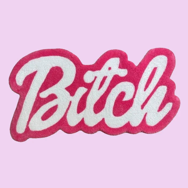 "Bitch" Barbie Rug
