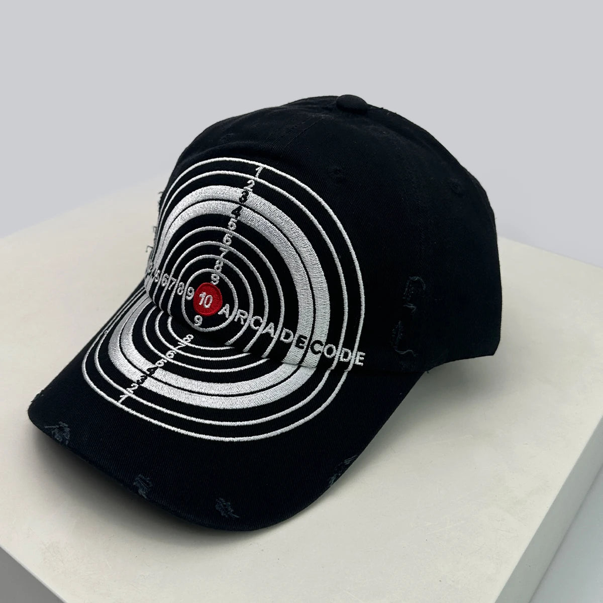 Bull's-eye Cross Embroidery Hat