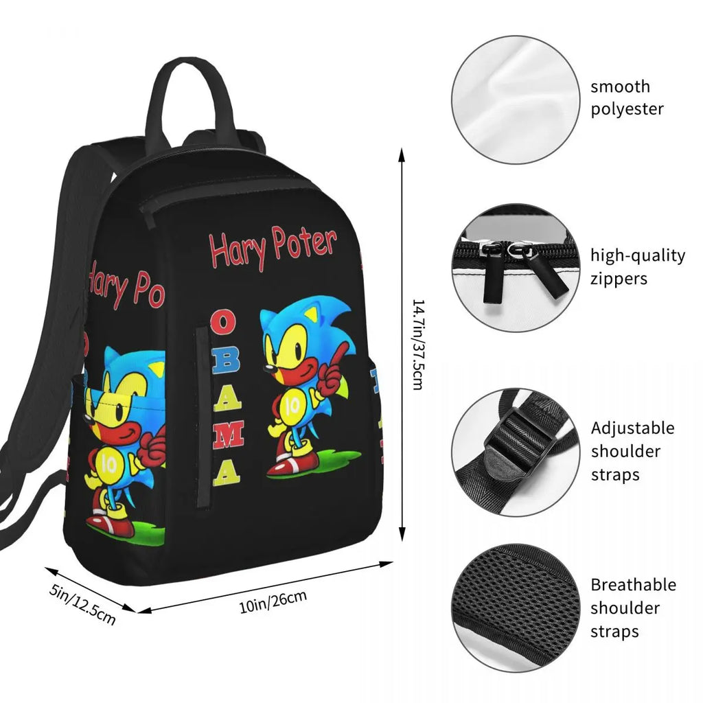 Hary Poter Sonic Obama Backpack