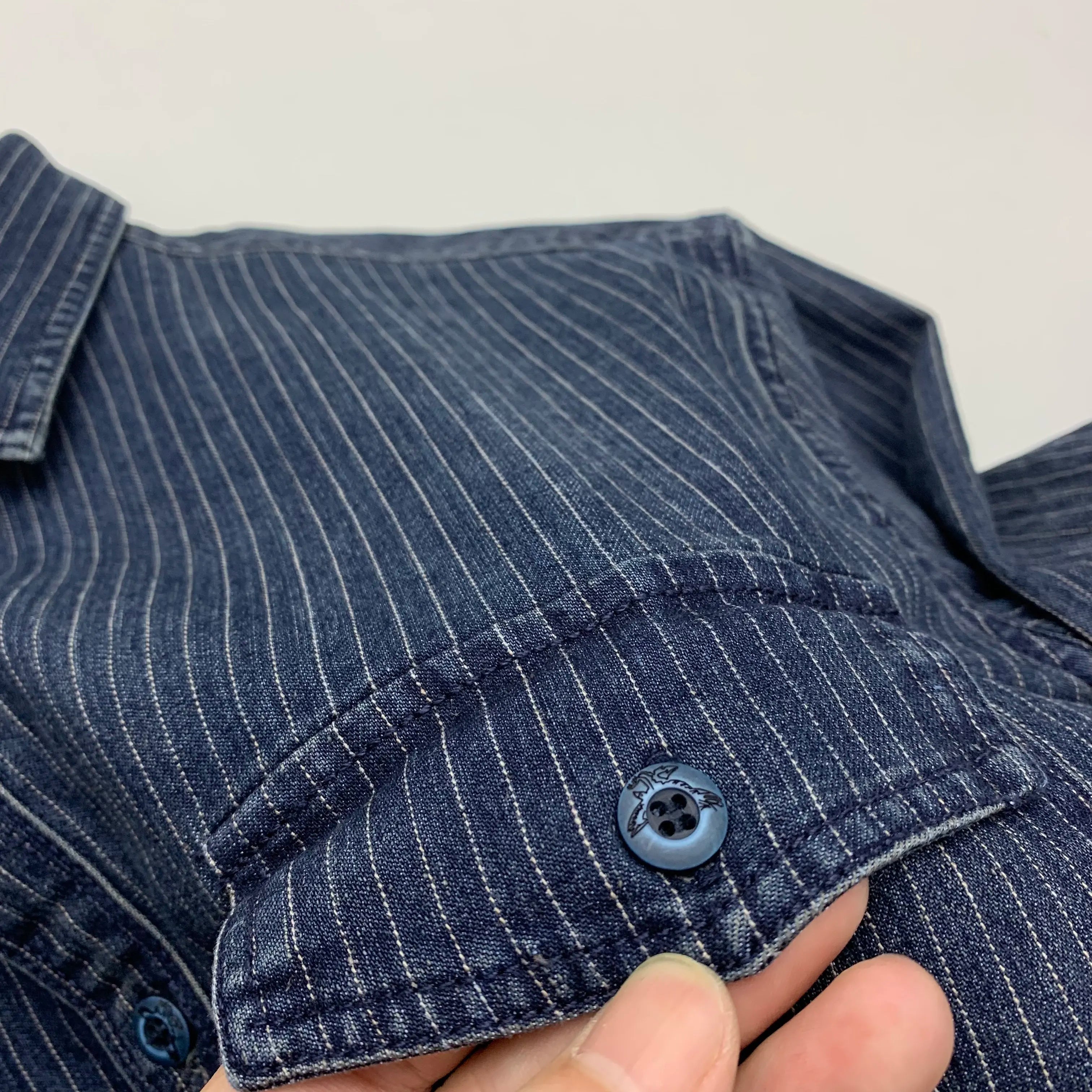 Japanese Denim Heavyweight Pure Cotton Work Shirt
