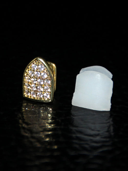 1pc Full Cubic Zircon Grillz Teeth Cap