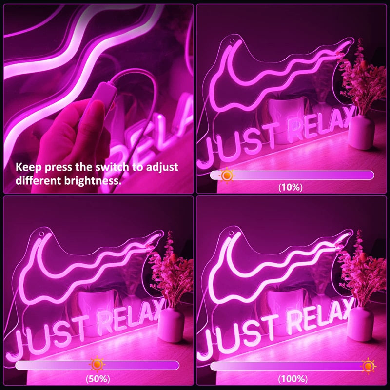 Just Relax Neon Light