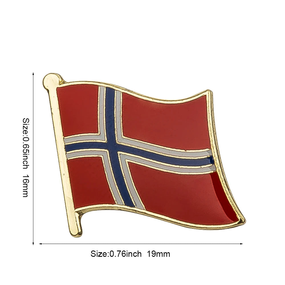 Countries Flag Lapel Pin