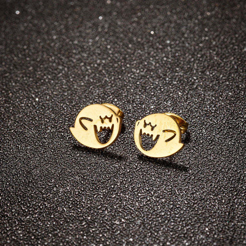 Boo Mario Stainless Steel Earrings
