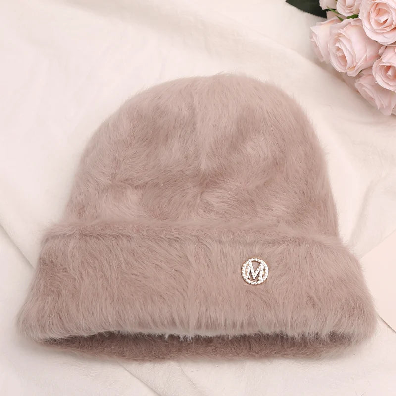 Rabbit Fur Beanies