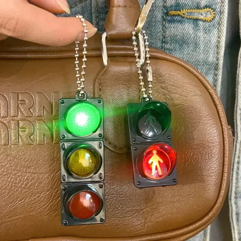 Traffic Light Keychain