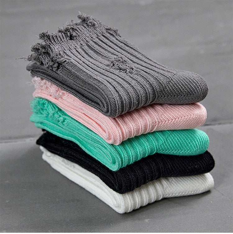 Distressed Hobo Socks