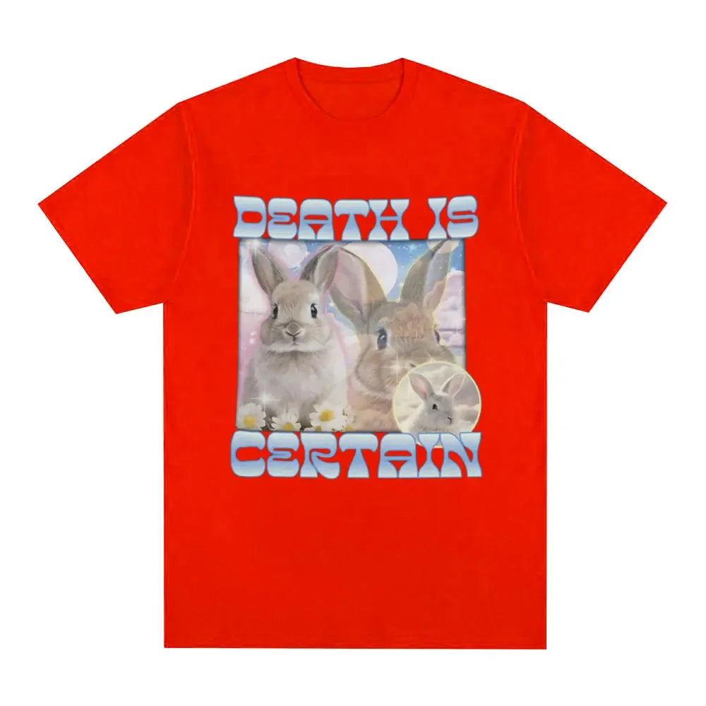 Death Is Certain Bunny Tee