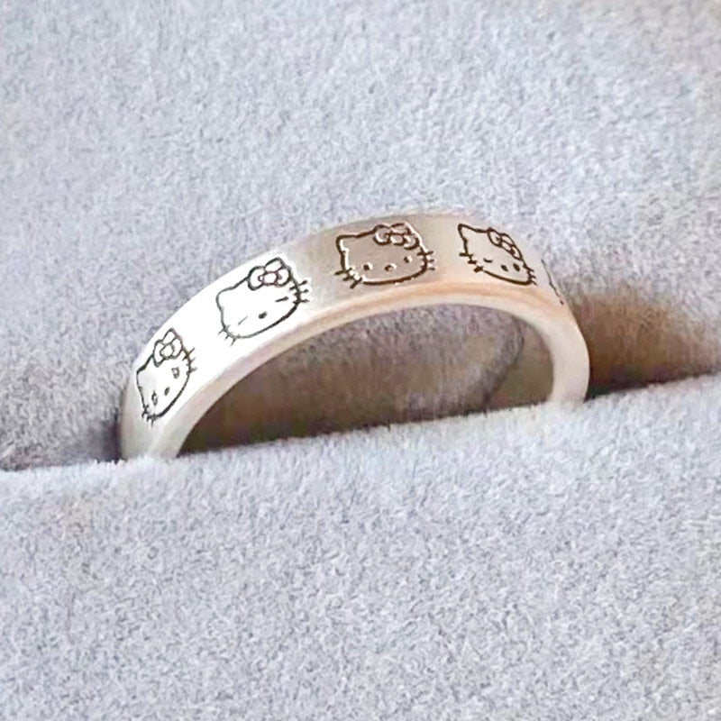 Stainless Steel Kelly Kitty Ring