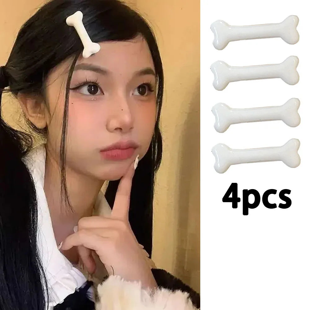 White Bone Hair Clip