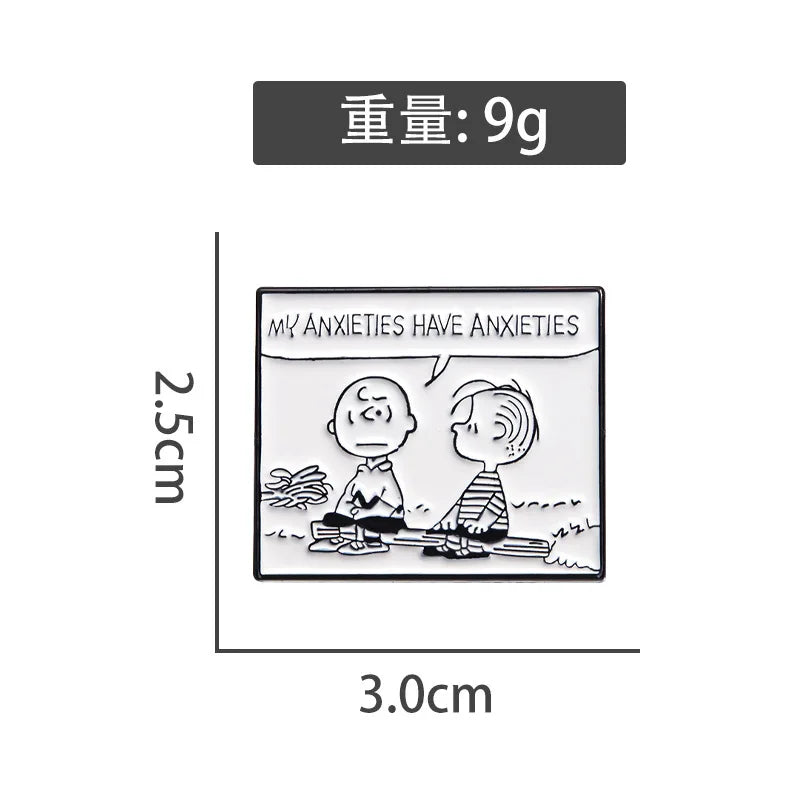My Anxieties Have Anxieties Enamel Pin