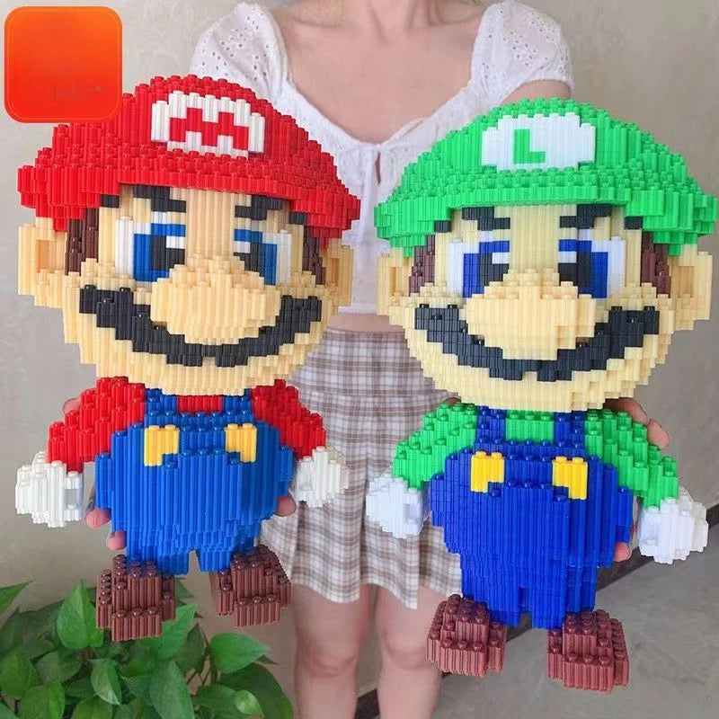 Super Mario Large Block 3D Puzzle Assembly Toy