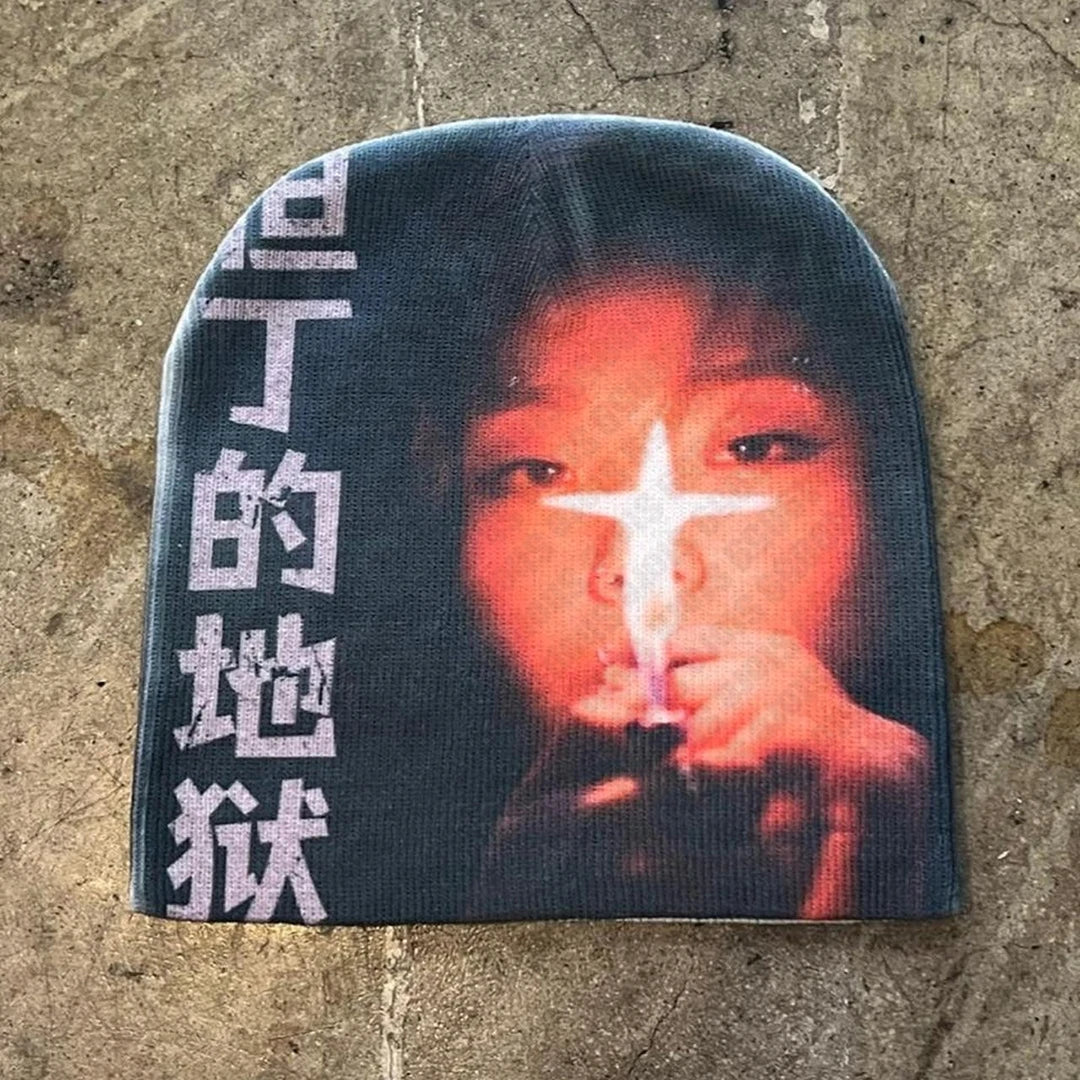 Japanese Flame Beanie