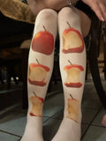 Apple Long Knee Socks