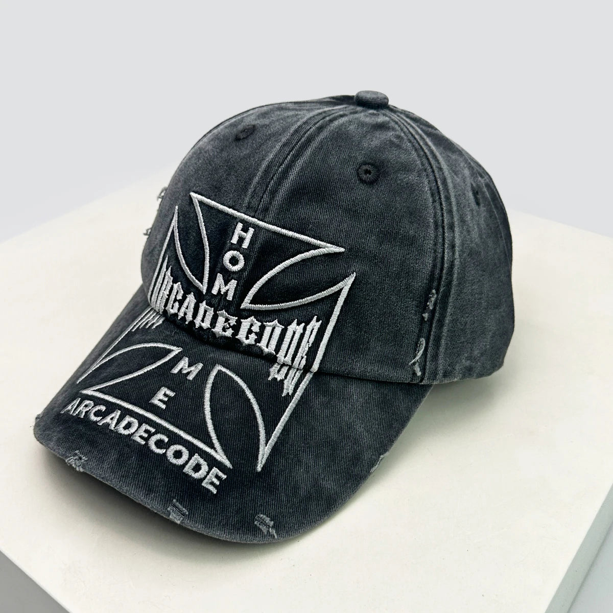 Bull's-eye Cross Embroidery Hat