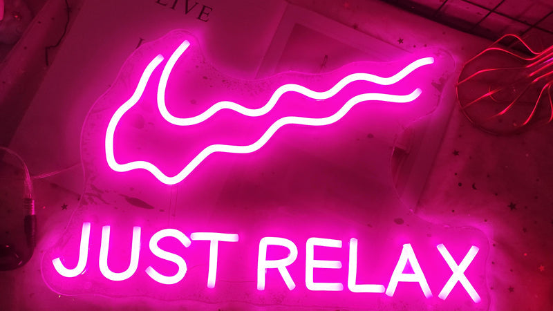 Just Relax Neon Light