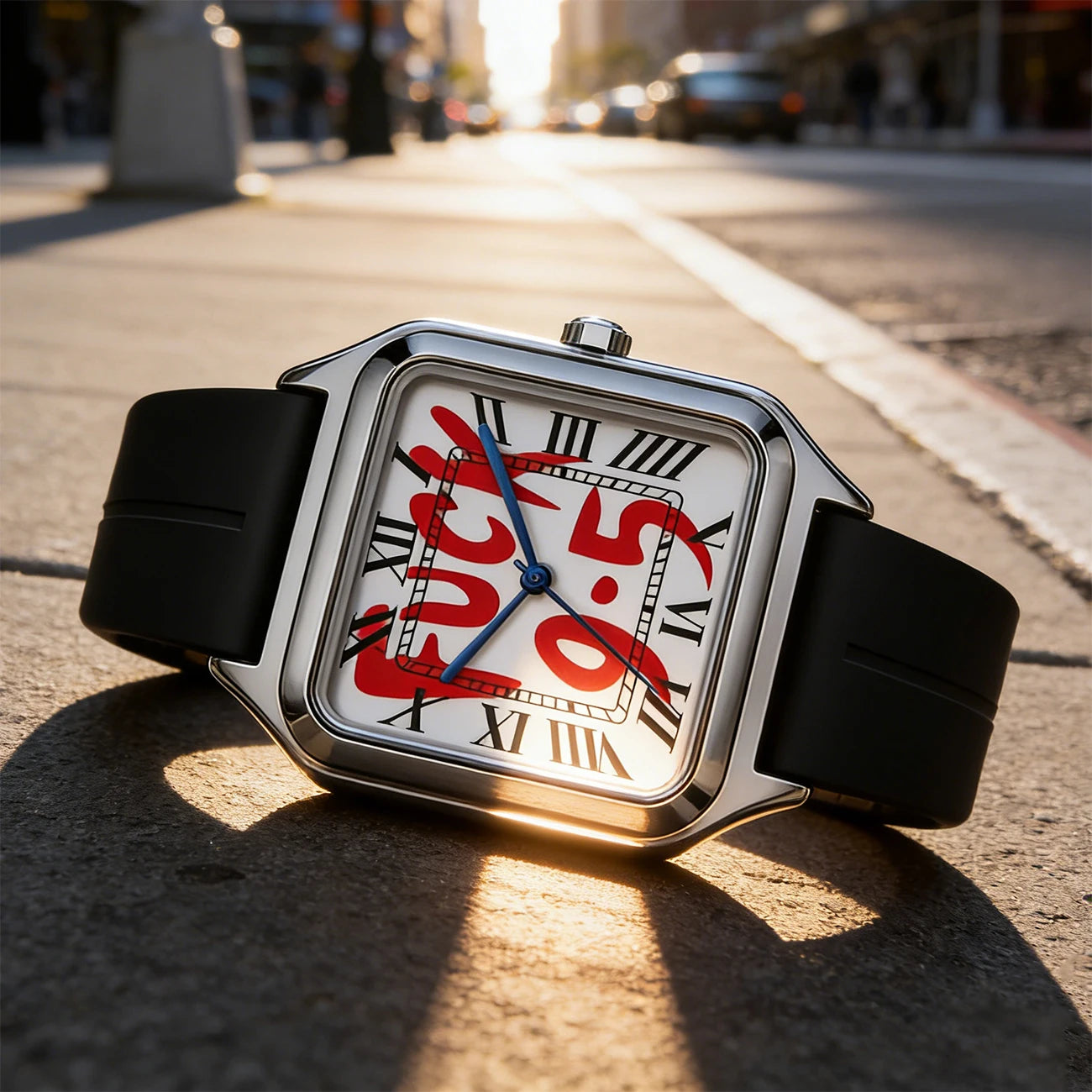 Fuck 9-5 Stainless Steel Quartz Watch